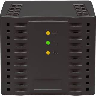 Стабилизатор Defender AVR Premium 1500 600W, 4 розетки, Black 99060