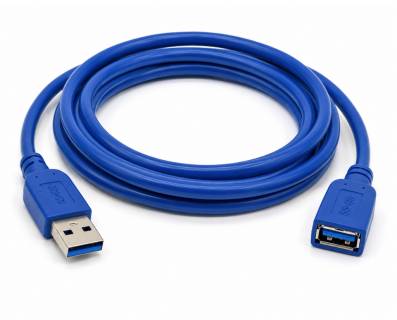 Кабель XoKo USB 3.0 AM/AF 1.5m blue XK-AMAF-USB30-15-BL