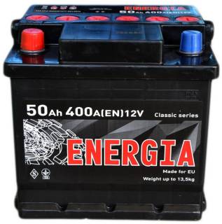 Аккумулятор ENERGIA 50Ah (+/-) 400EN 000022384