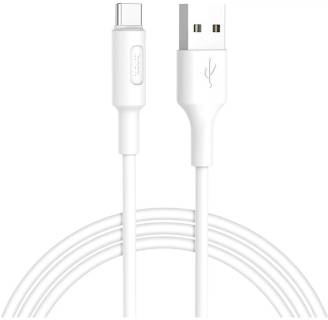 Кабель HOCO USB 2.0 AM to USB-C 1.0m 2A X25 white 6957531080152