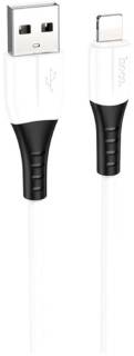 Кабель HOCO USB 2.0 AM to Lightning 1.0m 2.4A silicone X82 whi 6931474768544