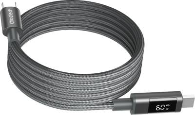 Кабель Choetech PD60W USB-C to USB-C 1.2m mgn XCC-1067-GY