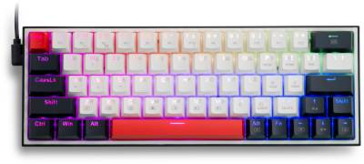 Клавиатура Thunderobot K63 RGB Red Switch USB UA White 6932066313449