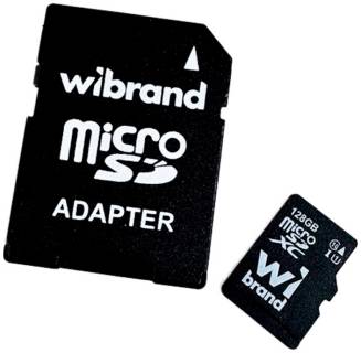 Флеш-карта Wibrand 128GB microSD class 10 WICDHU1/128GB-A