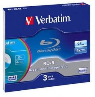 Диск Verbatim BD-R SL 25GB 6x Printable Jewel 43713