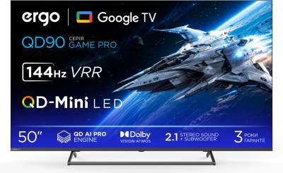 Телевизор Ergo 50MQD90 Game PRO