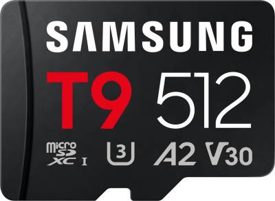 Флеш-карта Samsung 512GB microSDXC class 10 UHS-I U3 V30 A2 T9 MB-MH512T/WW