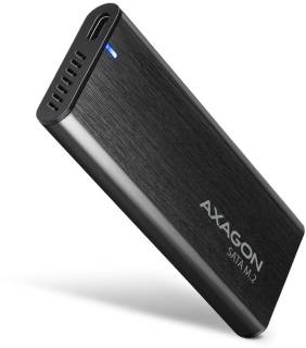 Карманы AXAGON USB-C 3.2 Gen 2 metal box for M.2 SATA SSD RAW EEM2-SBC