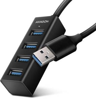 Разветвитель AXAGON USB 3.1 to 4xUSB 3.0 0.2m black HUE-M1A