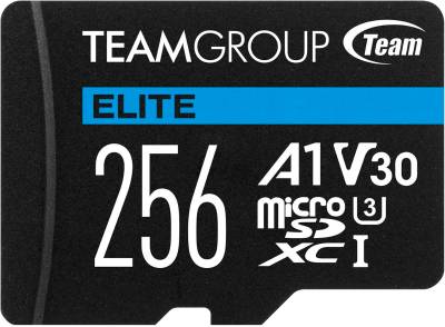 Флеш-карта Team 256GB microSDXC class 10 UHS-I U3 V30 A1 Elite TEAUSDX256GIV30A103