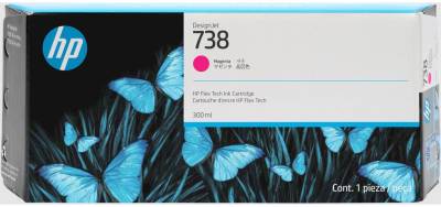 Картридж HP DJ No.738XL 300-ml Magenta 676M7A