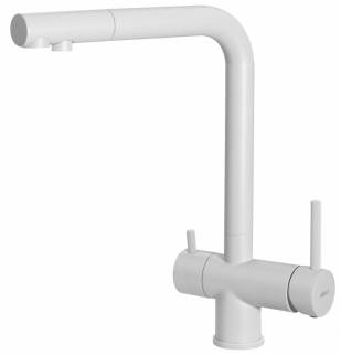 Смеситель ELLECI TOURMALINE T01 white 96