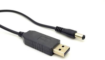 Кабель Acclab USB to DC 5.5х2.5mm 12V 1.0A 1283126552847