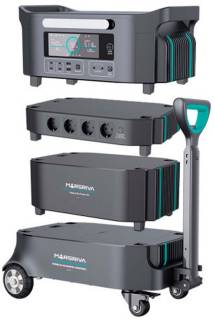 Зарядная станция MARSRIVA Portable Power Station HES40 4400W/4234Wh HES40_MARSRIVA