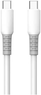 Кабель ColorWay USB-C to USB-C 1.0m 3A PD60W liquid silicone white CW-CBPDCC093-WT