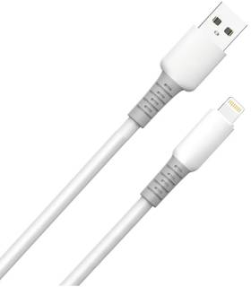 Кабель ColorWay USB 2.0 AM to Lightning 1.0m 3A liquid silicone wh CW-CBUL093-WT