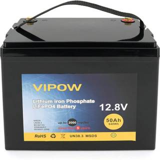 Аккумулятор VIPOW LiFePO4,12.8V-50Ah LiFePO4128-50/40