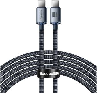Кабель Baseus USB-C to USB-C 1.2m 100W black CAJY000601