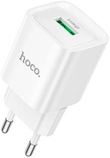 Зарядка HOCO C145A Charm USB QC3.0 White 6942007630214