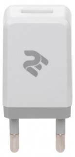 Зарядка 2E USB Wall Charger USB:DC5V/2.1A, white 2E-WC1USB2.1A-W