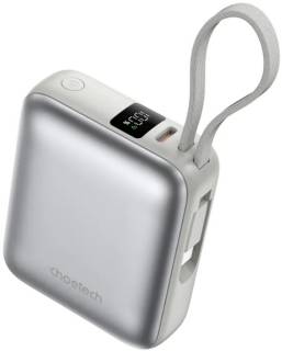 Павербанк Choetech 10000mAh, 35W. PD/3.0, LED Display, buid-in type-C B832-SL