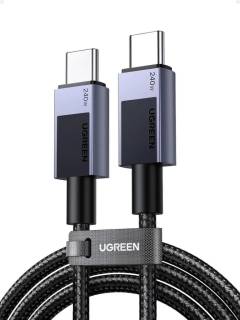 Кабель Ugreen USB-C to USB-C 2.0m PD3.1 240W L513 gray 45068