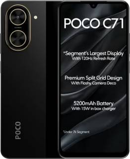 Смартфон Xiaomi Poco C71 4/64GB Black