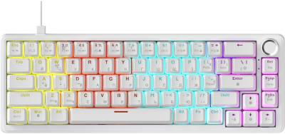 Клавиатура Ajazz AK690 Peach Mist Switch USB UA White AK690-PM-W