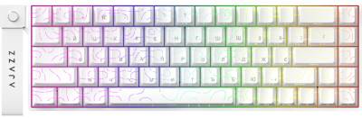 Клавиатура Ajazz AK680 V2 Ice Island Magnetic Switch USB UA White AK680-V2-I-S-W