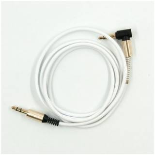 Кабель DENGOS 3.5mm M to 3.5mm M 1.0m 90° corner white AUDIO-PLS-UG-WHITE