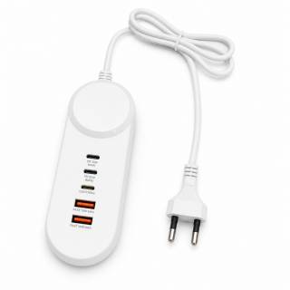 Зарядка XoKo 2xUSB QC 18W + 2xUSB-C PD35W XK-QC-505