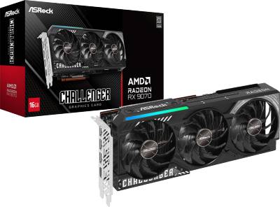 Видеокарта ASRock AMD Radeon RX 9070 Challenger 16GB RX9070 CL 16G