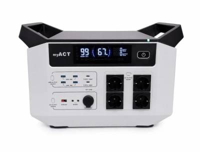 Зарядная станция myACT Portable Power Station AP2200 2200W/2160Wh