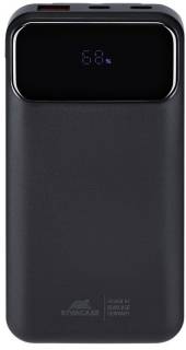 Павербанк RivaCase 10000mA, 22.5W, QC/PD, black RIVAPOWER VA2211 (Black)