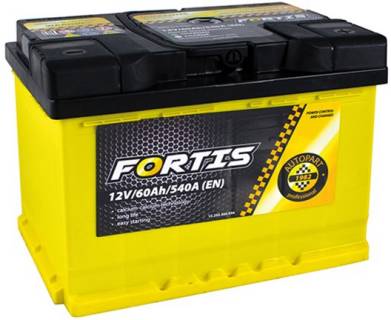 Аккумулятор Fortis 60 Ah/12V Euro FRT60-00