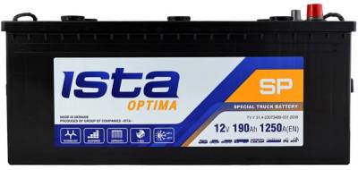 Аккумулятор ISTA Optima 190Ah 1250A L+ (D5)