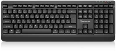 Клавиатура REAL-EL RK-760W Wireless Black EL123100058
