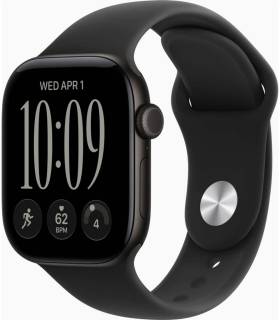 Часы Apple Watch Series 12 GPS 46mm Black Aluminium Case with MJEL4RK/A