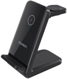 Зарядка Choetech Wireless 3-in-1 15W black T608-F