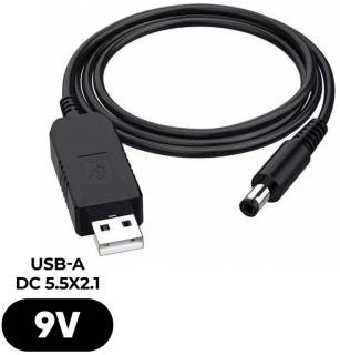 Кабель Armorstandart USB to DC 5.5x2.1mm 9V 0.8m ARM65662