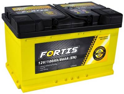 Аккумулятор Fortis 100 Ah/12V Euro_L4 короткий FRT100-L4-00