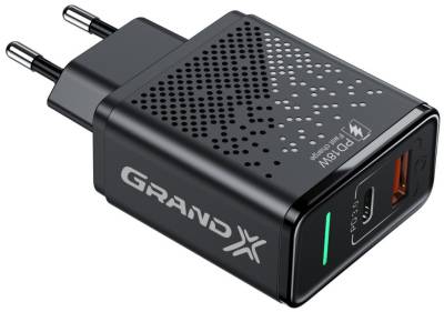 Зарядка Grand-X Fast Сharge 6-в-1 PD 3.0, QС3.0, AFC,SCP,FCP,VOOC CH-880