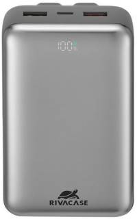 Павербанк RivaCase 20000mA, 30W, PD, QC, Grey RIVAPOWER VA2612 (Grey)