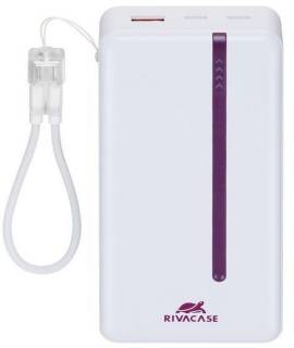 Павербанк RivaCase 20000mA, 22.5W, PD, QC, White RIVAPOWER VA2312 (White)