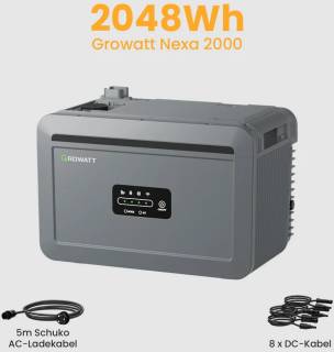 Зарядная станция Growatt NEXA 2000 All-in-one Storage 800W/2048Wh NEXA2000