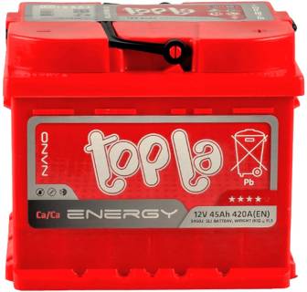 Аккумулятор Topla 45 Ah/12V Energy Euro 108 045