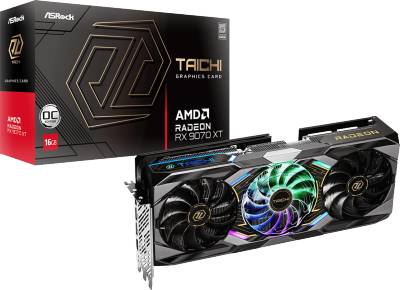 Видеокарта ASRock Radeon RX 9070 XT Taichi 16GB OC RX9070XT TC 16GO