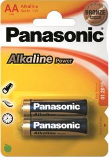 Батарейка Panasonic ALKALINE POWER AA BLI 2 LR6REB/2BP
