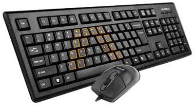 Комплект A4Tech KRS-8572 Black USB KRS-8572 USB
