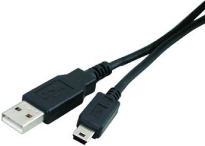 Кабель Atcom AM/mini USB (5-pin) 1.8м, USB 2.0 + феррит 3794